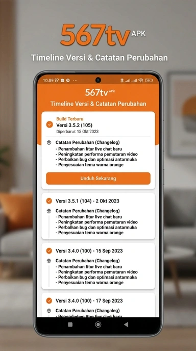 Riwayat Versi 567tv untuk Pengguna Android Indonesia