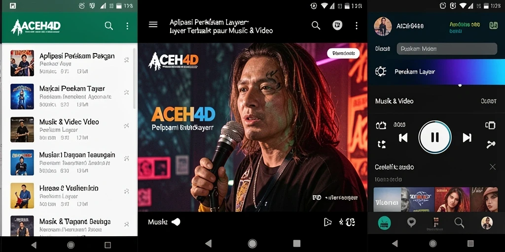 Tampilan antarmuka ACEH4D dengan fitur perekaman layar yang intuitif.