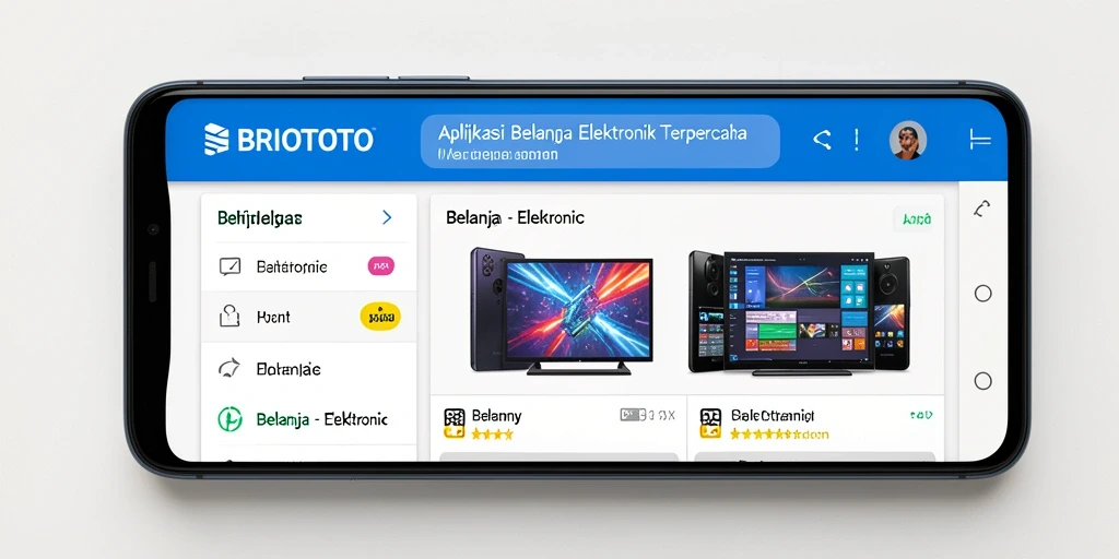 Antarmuka BRIOTOTO yang intuitif dan mudah digunakan.
