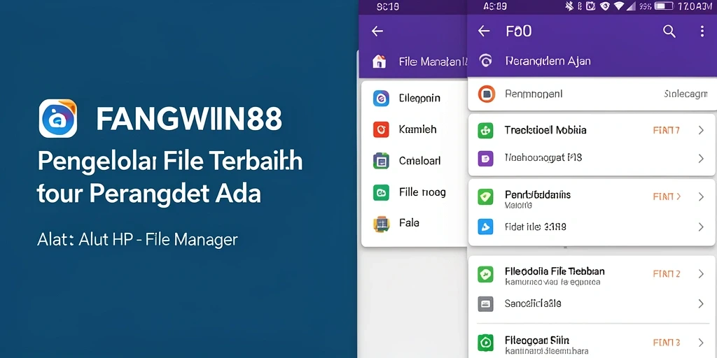 Screenshot utama menampilkan antarmuka sederhana dan fungsional dari FANGWIN88.