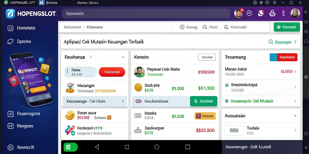 Antarmuka HOPENGSLOT menampilkan fitur Cek Mutasi yang sederhana dan efisien.