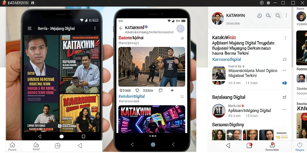 Antarmuka KATAKWIN yang menarik untuk Majalah Digital.
