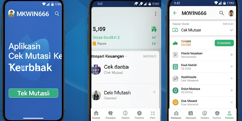 Tampilan antarmuka aplikasi Cek Mutasi MKWIN666 yang intuitif.